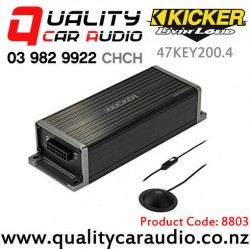 Kicker 47KEY200.4 50W RMS x4 4 Channel Class D Car Amplifier with DSP