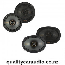 Kicker 47KSC6504 6.5” 2-Way Coaxial Speakers + Kicker 47KSC6904 6x9" 2-Way Coaxial Speakers Combo Deal
