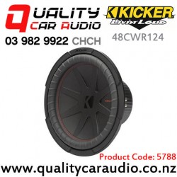 Kicker 48CWR124 CompR 12" 1000W (500W RMS) Dual 4 ohm Voice Coils Car Subwoofer