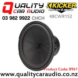 Kicker 48CWR152 15" 1600W (800W RMS) Dual 2 ohm Voice Coil Car Subwoofer