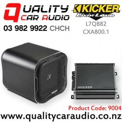 Kicker L7QB82 8" 1000W Subwoofer Enclosure & CXA800.1 800W RMS Mono Channel Amplifier Combo Deal - In stock at Distribution Centre