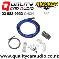Kicker PK4 4 Gauge 2 Channel 1000w RMS Wiring Kit