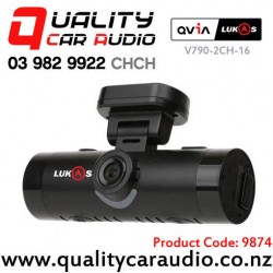 LUKAS V790-2CH-16 Dual Channel 1080P & 720P Dash Cam with Built in GPS, WiFi & ADAS (16GB) - In Stock At Distribution Centre