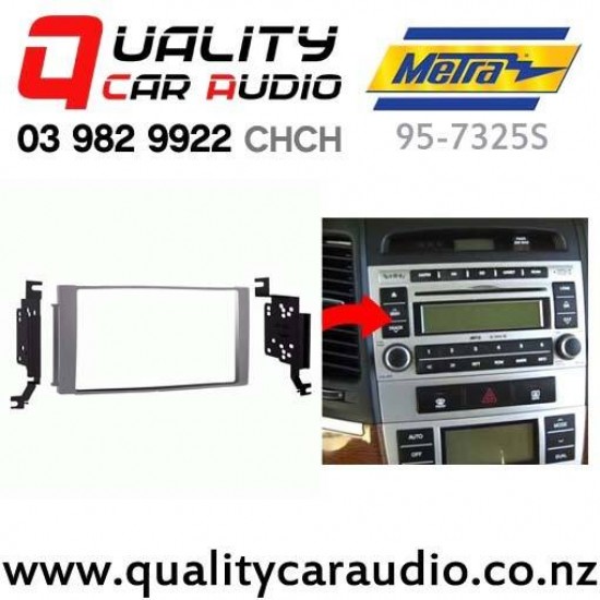 Metra 95-7325S (Silver) Hyundai Santa Fe 2007 to 2012 Double DIN with Easy Payments