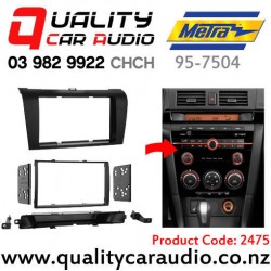 2475 Metra 95-7504 Stereo Fascia Kits for Mazda 3 Axela from 2004 to 2009 (black)
