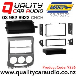 Metra 99-7527S Stereo Fascia Kit for Mazda Premacy (w/ Factoy Nav) from 2006 to 2007 (silver)