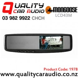 In Stock at Supplier NZ (Special Order Only) - Mongoose LCD43M 4.3" Clip On Mirror Monitor