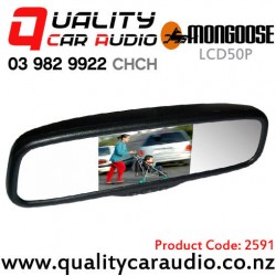 In Stock at Supplier NZ (Special Order Only) - Mongoose LCD50P 5" Mirror Monitor