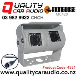 In Stock at Supplier NZ (Special Order Only) - Mongoose MC420W Dual Lens Rear View Camera With Night Vision