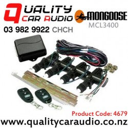 Mongoose MCL3400 Central Lock System with Remote