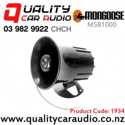 In Stock at supplier (special order only)  - Mongoose MSB1000 12v Single Tone Siren for M20