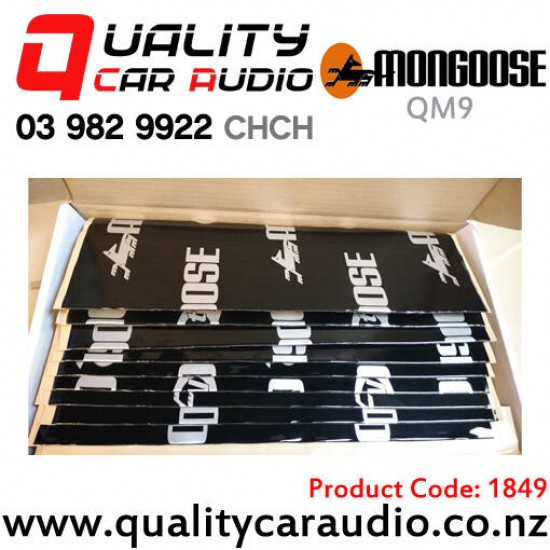 Mongoose QM9 Q-MAT BULK PACK SOUND DEADENING 9 SHEETS