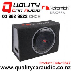 Nakamichi NBX255A 10" 2000W (300W RMS) 2 ohm Active Car Subwoofer Enclosure