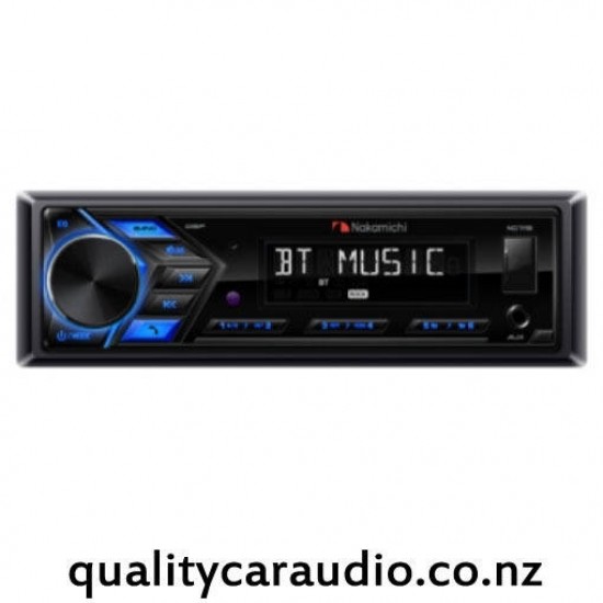 Nakamichi NQ711B Bluetooth USB AUX NZ Tuner 1x Pre Out Car Stereo