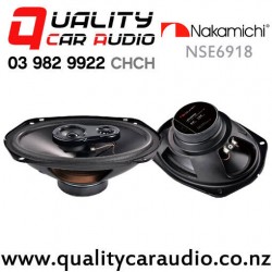 Nakamichi NSE6918 6x9" 260W (40W RMS) 3 Way Coaxial Car Speakers (pair)