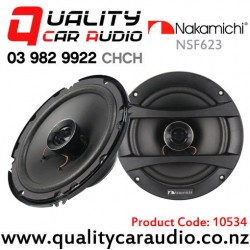 Nakamichi NSF623 6" 220W (35W RMS) 2 Way Coaxial Car Speakers (pair)