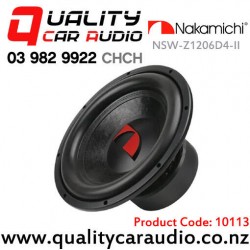 Nakamichi NSW-Z1206D4-II 12" 4000W (600W) Dual 4 ohm Voice Coil Car Subwoofer