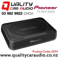 Pioneer TS-WX130DA 160W Max/50W RMS Car Under Seat Active Subwoofer Incl Wiring kits & Digital Bass Remote
