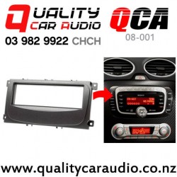 QCA 08001 Single Din Stereo Fascia Kit for Ford Focus, Mondeo from 2006 to 2012 (black)