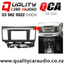 QCA 08006 Stereo Fascia Kit for Mitsubishi Lancer from 2007 (black)