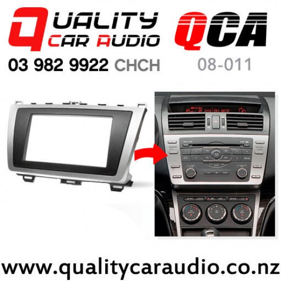 QCA 08011 Stereo Fascia Kit for Mazda 6 Atenza from 2008 to 2012 (No Brackets) with Easy Payment