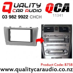 QCA 11341 Stereo Fascia Kit for Toyota Avensis from 2009 to 2015 (silver)