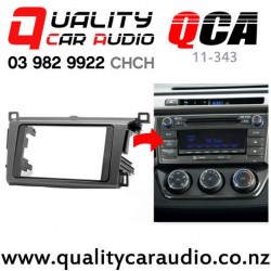 QCA 11343 Stereo Fascia Kit for Toyota RAV4 from 2013 to 2018 (black)