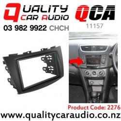 QCA 11157 Double Din Stereo Fascia Kit for Suzuki Swift 2011 On (inc side brackets)