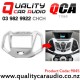 QCA 11569 Stereo Fascia Kit for Ford Ecosport from 2012 to 2017 (silver)