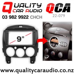 QCA 22079 9" Stereo Fascia Kit for Mazda Demio from 2007 to 2014 (black)