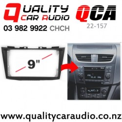 QCA 22157 9" Stereo Fascia Kit for Suzuki Swift from 2011 to 2017 (black)