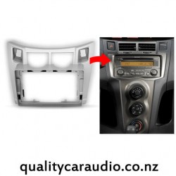 QCA-22100 9" Stereo Fascia Kit for Toyota Yaris from 2005 to 2010 (silver)