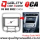 QCA-22252 9" Stereo Fascia Kit for Honda Stream from 2000 to 2006 (manual A/C)