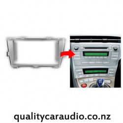 QCA-22966 9" Stereo Fascia Kit for Toyota Prius from 2009 to 2016 (silver)