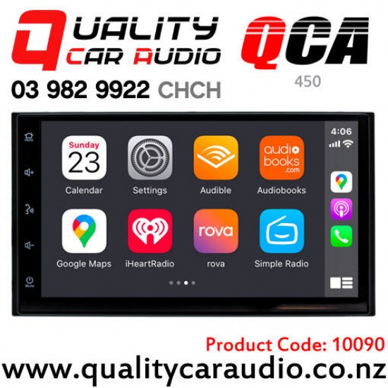 QCA-450 Apple CarPlay Android Auto USB AUX 2x Pre Out Car Stereo - In Stock At Distribution Centre