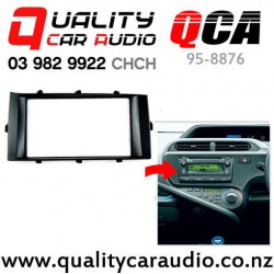 QCA YE-TO 071 Stereo Fascia Kit for Toyota Aqua, Prius C from 2012 (matte black)