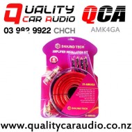 QCA-AMK4GA 4 Gauge 1800W Max Power Complete Car Amplifier Wiring Kits