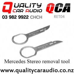 QCA-RET04 Audi Mercedes Porsche Volkswagen Factory Car Stereo Removal Keys (Pair)