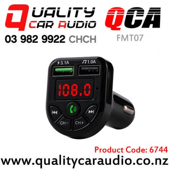 6744 QCA-FMT07 Bluetooth USB Wireless FM Transmitter