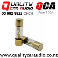 QCA-AGU100A Car Audio Amp Amplifier Glass 100A AGU Plated Fuse