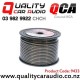 QCA  8 Gauge (8GA) Ground Cable (1m) Black - Sold Per Meter