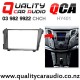 QCA 11-323 Stereo Fascia Kit for Hyundai i40 from 2011 with Easy Payments