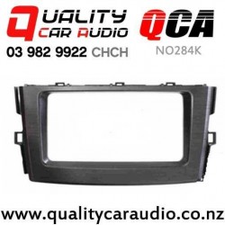 QCA-NO284K Double Din Stereo Facial Kit for Toyota Mark X ZiO 2007 on (200mm) requires side trims - not included