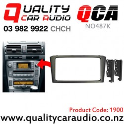 QCA-NO487K Stereo Fascia Kit for Toyota Avensis from 2003 (black)