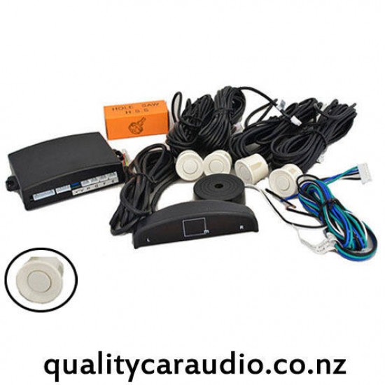 QCA QJ4008w Front Parking Sensor (white)