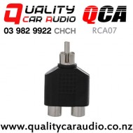 QCA-RCA07 RCA Male to 2 Female Adapter Y Splitter with Easy Payments