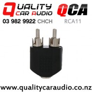 QCA-RCA11 Female to 2 Male RCA Y Splitter with Easy Payments