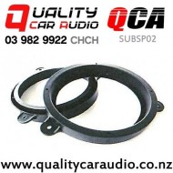 QCA-SUBSP02 6"/6.5" Subaru OEM Rear Door Plastic Speaker Spacers (Pair)