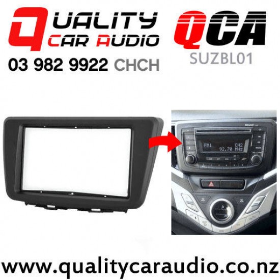 QCA-SUZBL01 Stereo Fascia Kit for Suzuki Baleno from 2015 with Easy Payments