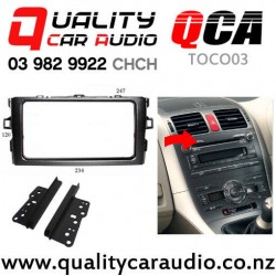 QCA-TOCO3 Stereo Fascia Kit for Toyota Corolla, Blade from 2007 (Gun Metal 12cm height) with Easy Payments